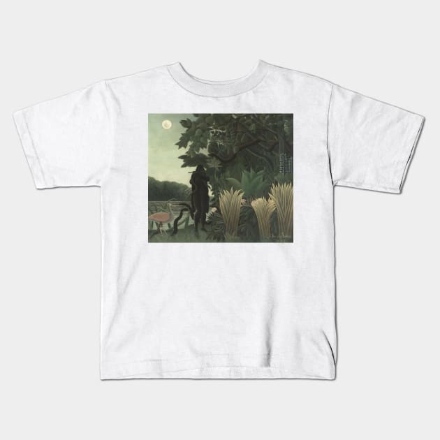 The Snake Charmer by Henri Rousseau Kids T-Shirt by Classic Art Stall